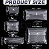 Fingerinspire 5Pcs 5 Styles Rectangle Transparent PVC Cosmetic Pouches AJEW-FG0004-33-2