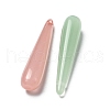 Transparent Resin Spike Pendants RESI-D050-08-3