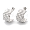 Non-Tarnish 304 Stainless Steel Stud Earrings EJEW-H115-22P-1