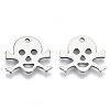 Non-Tarnish Halloween 201 Stainless Steel Charms STAS-R116-066-2
