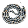 Baking Painted Glass Beads Strands DGLA-N010-6mm-09-2