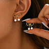 Elegant S925 Sterling Silver Butterfly Stud Earrings FM3729-1-1