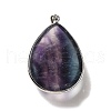 Natural Fluorite Pendants G-H285-04P-3