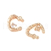 Brass Pendants with Clear Glass KK-N254-55G-2