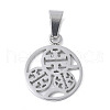 304 Stainless Steel Pendants STAS-S162-16P-1