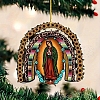 Acrylic Virgin Mary Hanging Ornaments PW-WGC7DE6-01-2