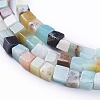 Natural Flower Amazonite Beads Strands G-D0020-06B-3