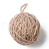 Yarn Knitted Christmas Ball Ornaments AJEW-P106-01F-2