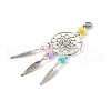 Tibetan Style Alloy Big Pendants HJEW-JM00497-01-2