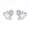 Non-Tarnish 201 Stainless Steel Pendants STAS-S081-007-2