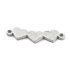 Non-Tarnish 304 Stainless Steel Connector Charms STAS-P332-03P-2