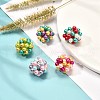 Round Woven Beads HY-JF-4MM-M2-2