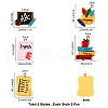 SUNNYCLUE Resin Pendants RESI-SC0001-43-2