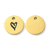 Ion Plating(IP) 304 Stainless Steel Manual Polishing Charms STAS-C075-17G-1