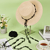 FINGERINSPIRE 15 Yards Polyester Leaf Lace Trim DIY-FG0006-73-5