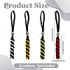 4Pcs 4 Colors Polypropylene Outdoor EDC Braid Pendant for Parachute Cord FIND-FG0003-70-2