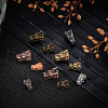 DELORIGIN 24Pcs 12 Styles Tibetan Style Alloy Beads TIBEB-DR0001-01-3