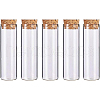 Empty Small Glass Cork Bottles AJEW-BC0003-05-1