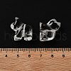 Chinese Zodiac Natural Quartz Crystal Carved Beads G-D300-01H-4