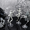 Clear Plastic Model Assembled Action Figure Display Holders ODIS-WH0030-72C-4