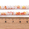 Pearlized Handmade Lampwork Beads Strands LAMP-R020-04A-4