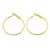 Iron Huggie Hoop Earring Findings IFIN-E025-01D-G-1