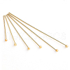 Brass Ball Head Pins KK-BC0005-20G-7