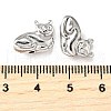 Cat Alloy Beads TIBEP-GC183-P-RS-3