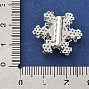 Brass Micro Pave Cubic Zirconia Beads KK-D378-19P-02-3