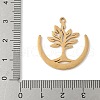 304 Stainless Steel Pendants STAS-V016-21G-3