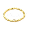 Micro Pave Cubic Zirconia Link Bracelets BJEW-F438-01G-1