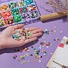 2400Pcs 15 Colors Handmade Polymer Clay Beads CLAY-YW0001-27A-9