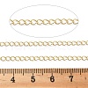 Brass Curb Chains KK-P304-02B-KCG-2