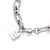 Brass Chain Bracelets BJEW-N032-04P-3