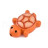 Spray Painted Alloy Beads with Glitter Sheet PALLOY-D029-05E-RS-2