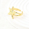 Brass Cuff Rings for Women RJEW-F184-08E-G-3