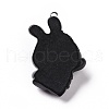 Opaque Resin Pendants RESI-D063-04B-2