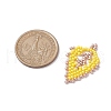 Seed Beads Beaded Charms PALLOY-MZ00285-3