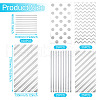 4 Styles OPP Cellophane Candy Storage Bags Sets ABAG-TAC0013-20A-03-4
