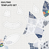 Transparent Acrylic Quilting Templates DIY-WH0308-176-3