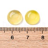 Natural Yellow Agate Cabochons G-K348-07B-04-3