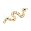 Brass Micro Pave Cubic Zirconia Pendants KK-Q042-01G-2