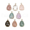 Natural Mixed Gemstone Faceted Pendants G-K347-05G-1