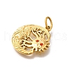 304 Stainless Steel Pendants STAS-R159-61G-02-2