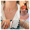 Opaque Glass Round Seed Beads GLAA-TAC0025-07A-05-7