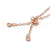 Rack Plating Brass Cable Chain Link Bracelet Making KK-TAC0016-05RG-3