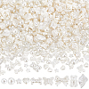   400Pcs 10 Styles ABS Plastic Imitation Pearl Beads KY-PH0002-06-7