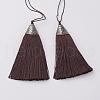 Nylon Tassels Big Pendant Decorations HJEW-G010-A05-1