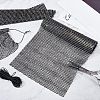 Plastic Mesh Rhinestone Trimming DIY-WH0308-118-5