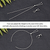 Unicraftale 12Pcs 2 Style Adjustable 304 Stainless Steel Bracelet Making MAK-UN0001-22-4